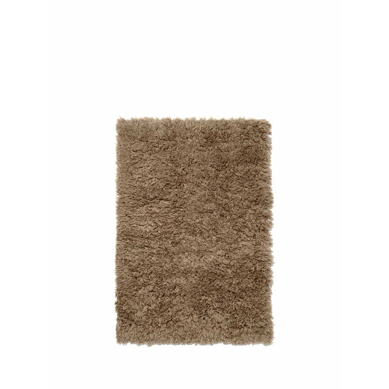 Ferm Living Meadow High Pile Tæppe Lille, Mørk Beige