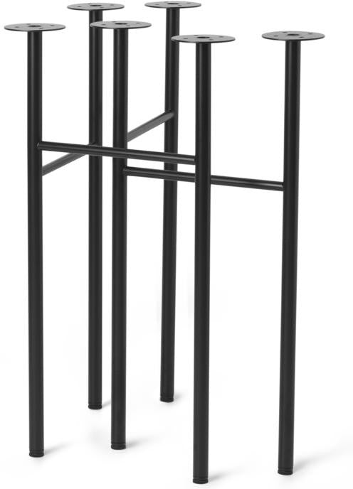 Ferm Living Mingle Table Legs W68 Set of 2, Black Steel