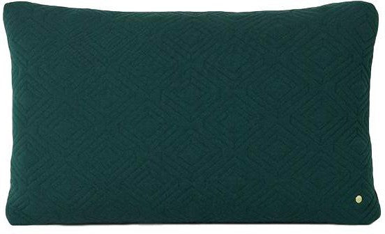 Ferm Living Quilt Cushion XL D Green 80 X 50