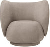 Ferm Living Rico Lounge stol Bouclet, sand