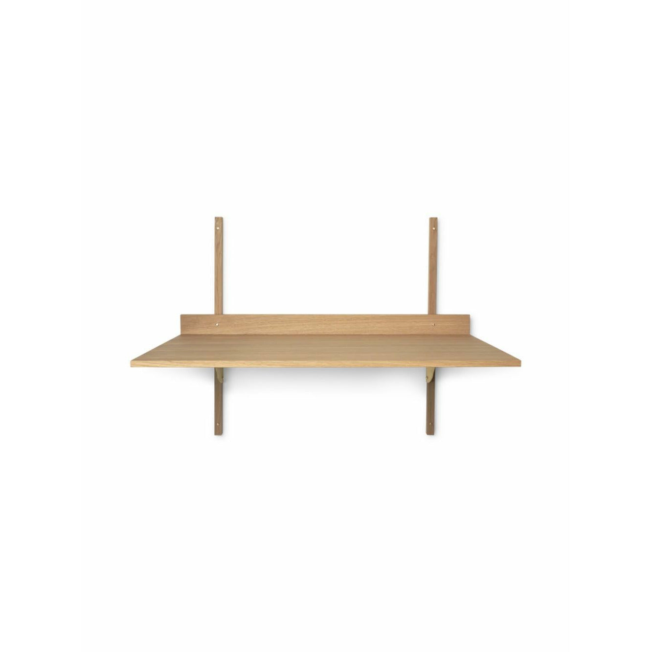 Ferm Living Sector-Schreibtisch, Eiche/Messing