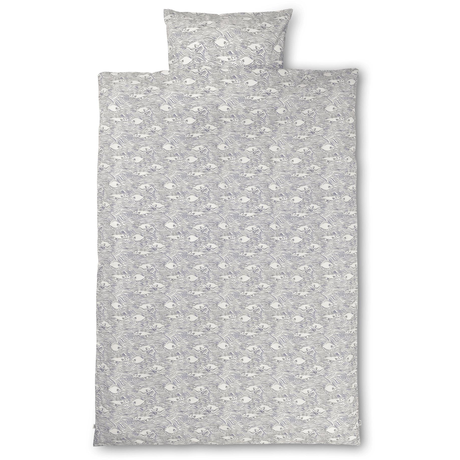 Ferm Living Stream Duvet and Oreaddays Set, Junior