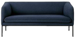 Ferm Living Turn Sofa 2 Baumwolle, Solid Blue