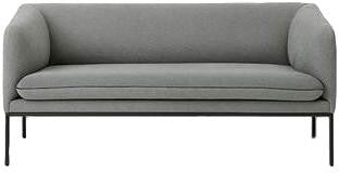 Ferm Living Turn Sofa 2 Cotton, Solid Light Grey