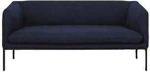 Ferm Living Turn Soffa 2 Fiord, Solid Dark Blue