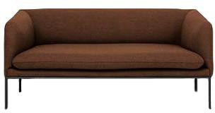 Ferm Living Drej Sofa 2 Fiord, Solid Rust