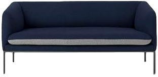 Ferm Living Turn Sofa 2 Wolle, Sitz Hellgrau