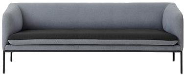 Ferm Living Turn Sofa 3 Cotton, Seat Light Grey