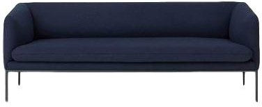 Ferm Living Turn Sofa 3 Wool, Solid Blue