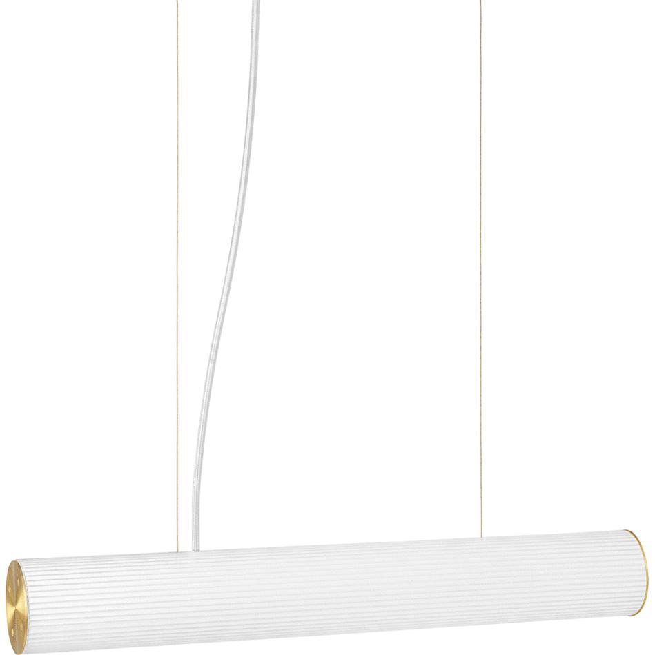 Ferm Living Vuelta Sospension Lampada in ottone Ø60 cm, bianco