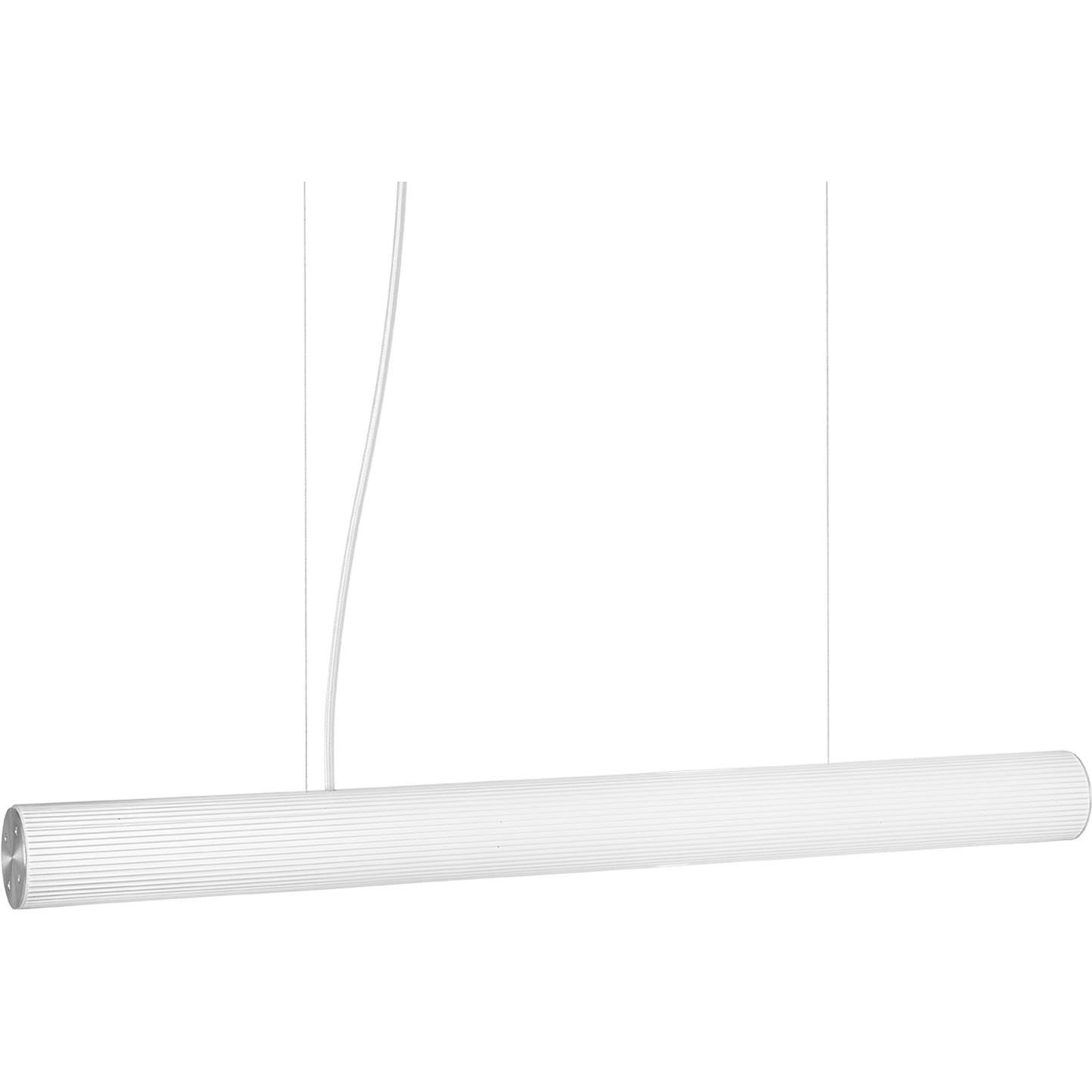 Ferm Living Vuelta Suspension Lamp rostfritt stål Ø100 cm, vit