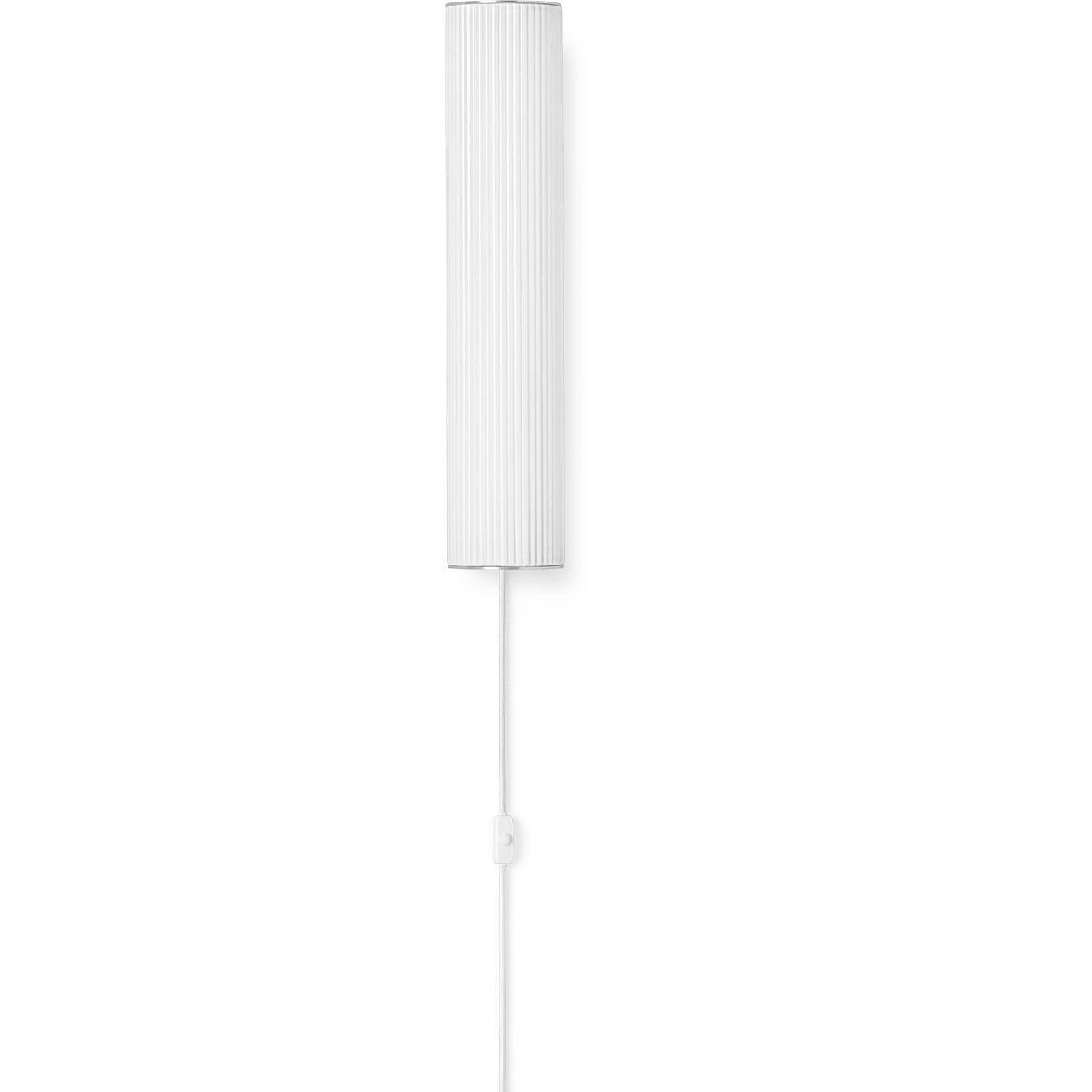 Ferm Living Vuelta wandlamp roestvrij staal Ø40 cm, wit