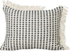 Ferm Living Way Outdoor Cushion White Blue, 70x50 Cm