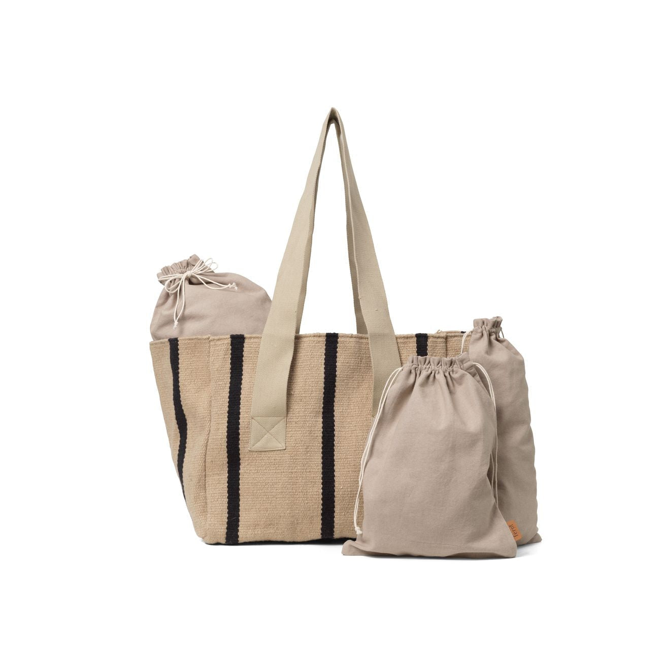 [product_category]-Ferm Living Yard Picnic Bag, Sand/Black-Ferm Living-5704723284512-1104265485-FER-4