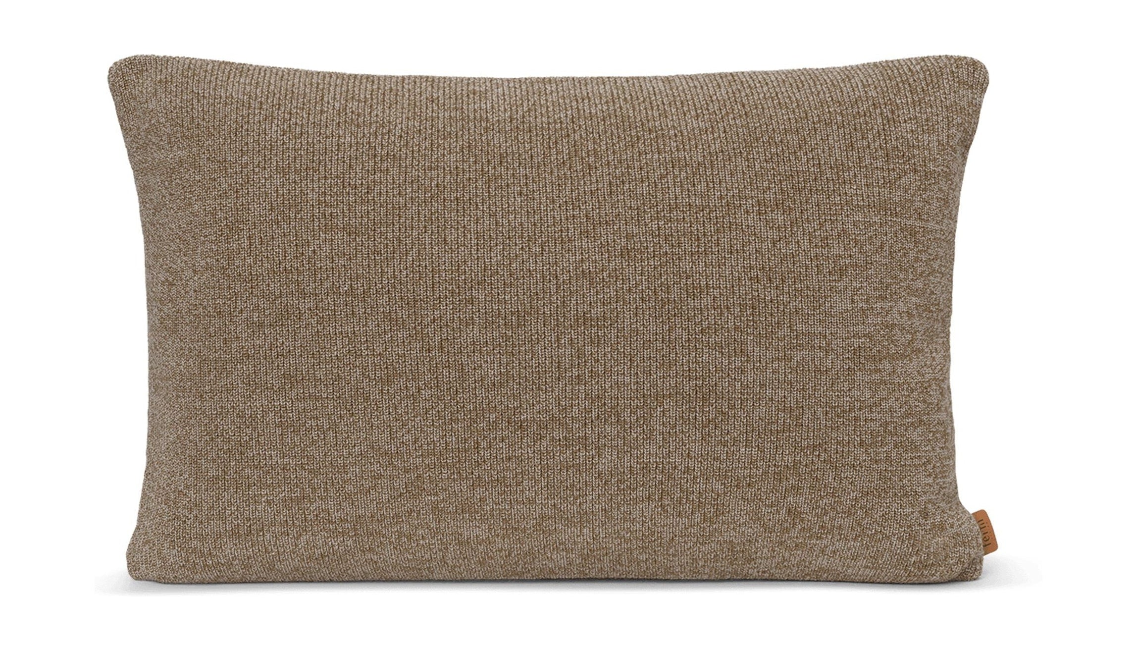 Ferm Living Couverture de coussin en laine Roy Merino, sucre de varech melange