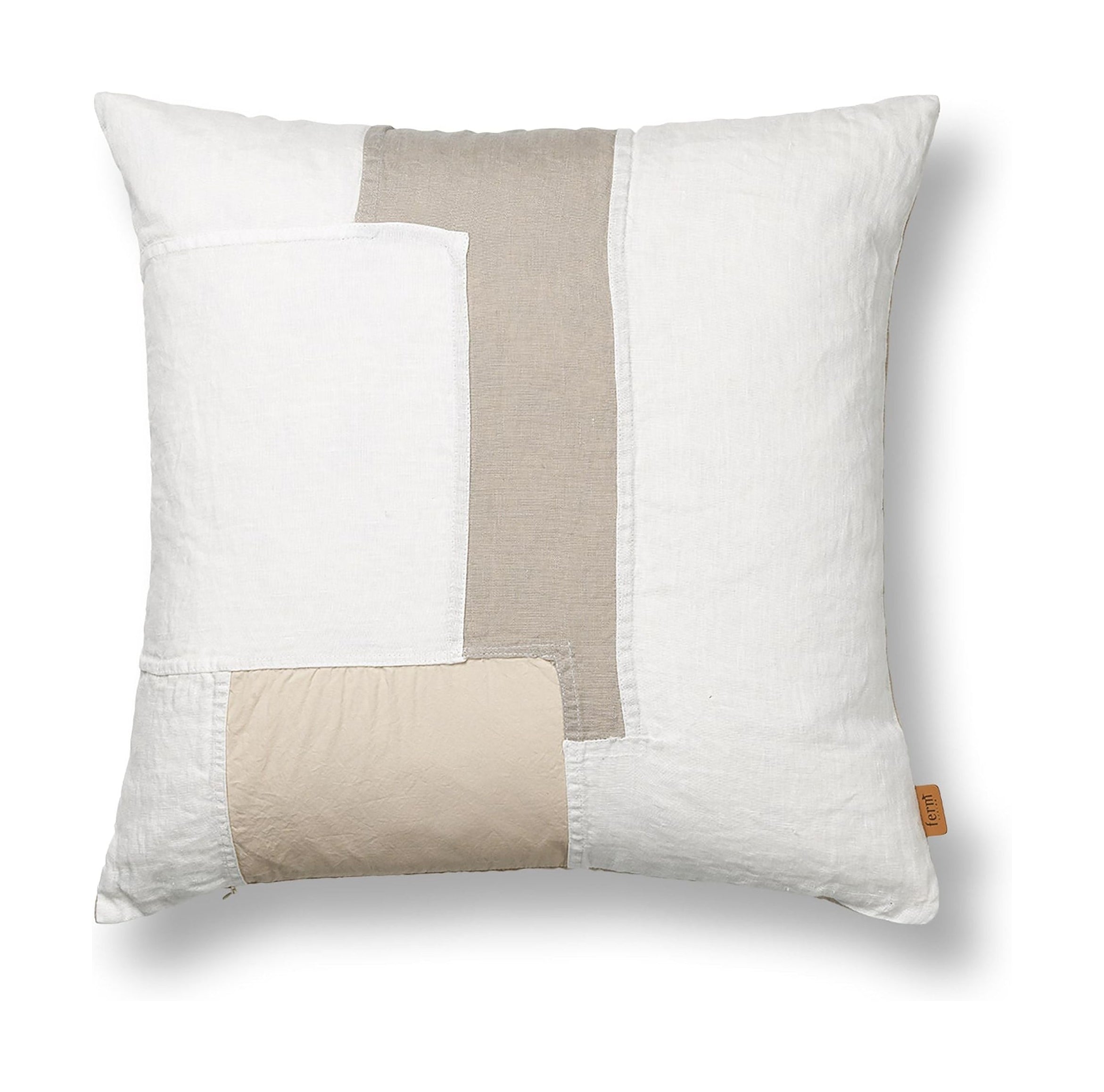 Ferm Living Part Cushion Cover, al largo del bianco