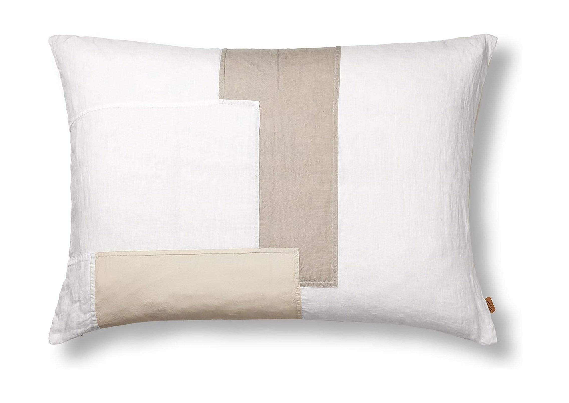 Ferm Living Couvre-coussin en partie, rectangulaire, hors blanc