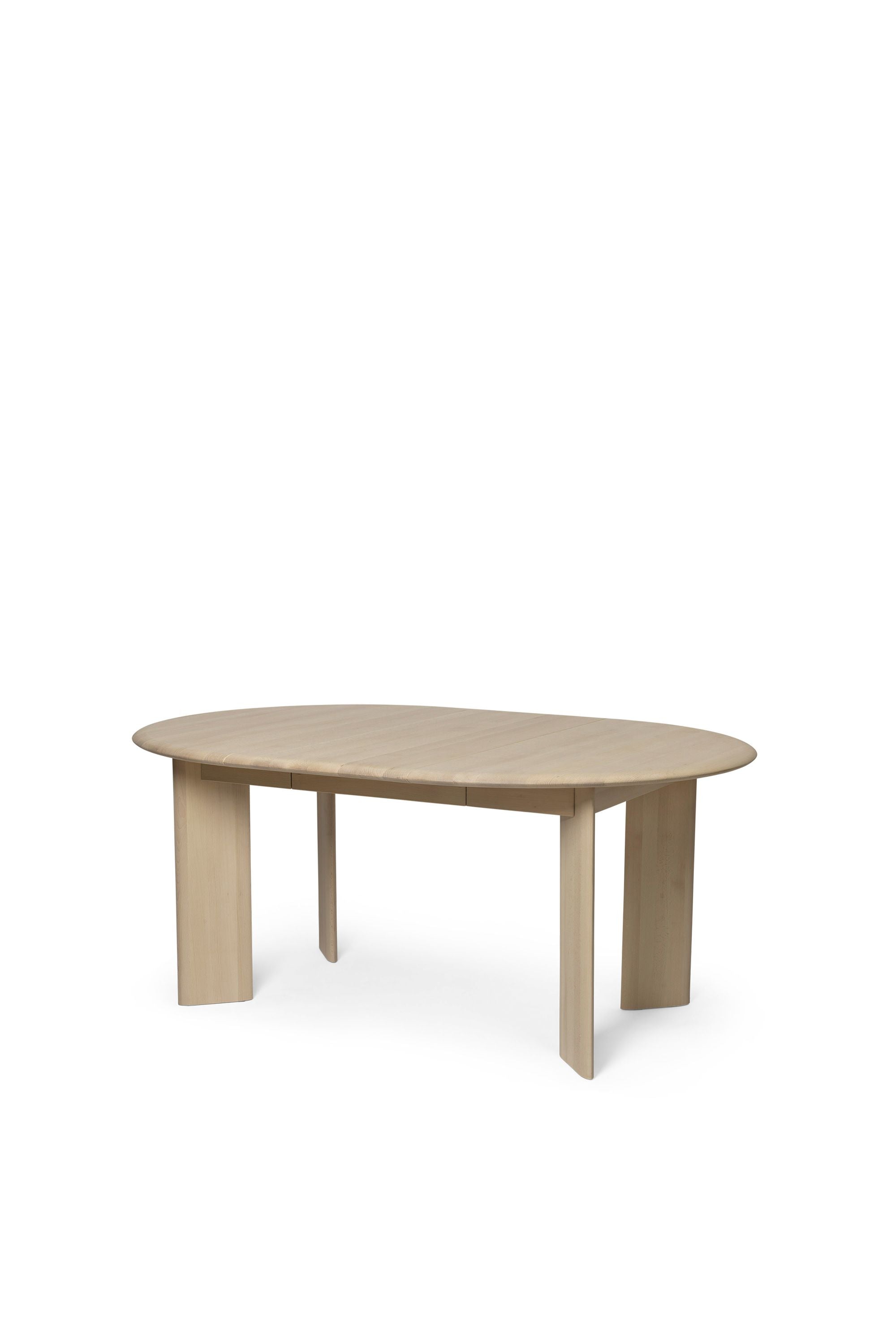 Ferm Living Table de biseau s'étend. X1, abeille huilée blanche