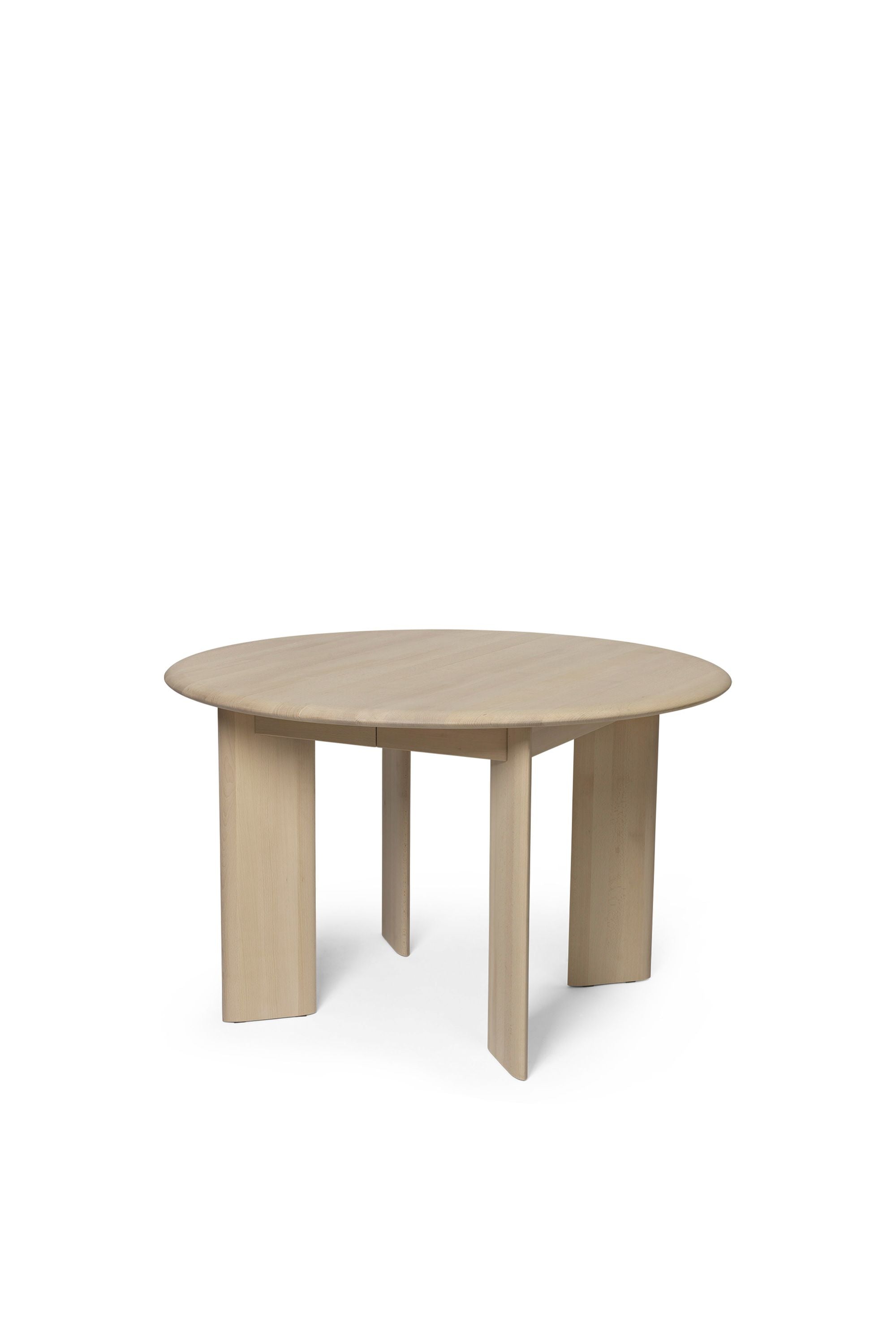 Ferm Living Table de biseau s'étend. X1, abeille huilée blanche