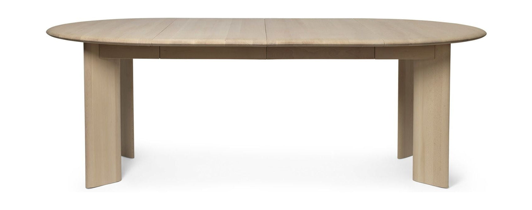 Ferm Living Bevel Table estende. X2, ape oliata bianca