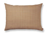 Ferm Living Coussin de coton brun grand, vérifiez