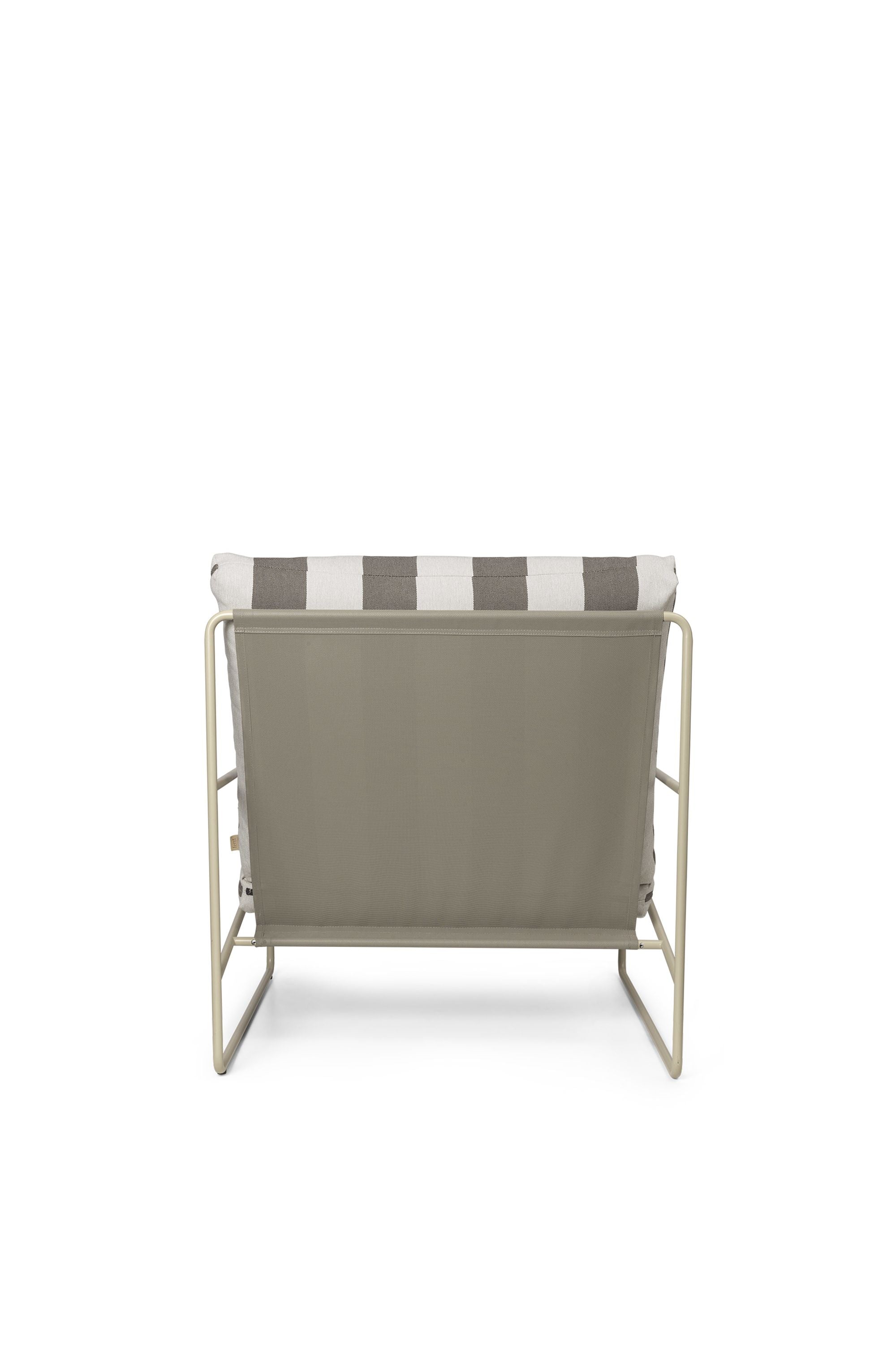 Ferm Living Desert 1 Seater Stripe, cashmere/cioccolato