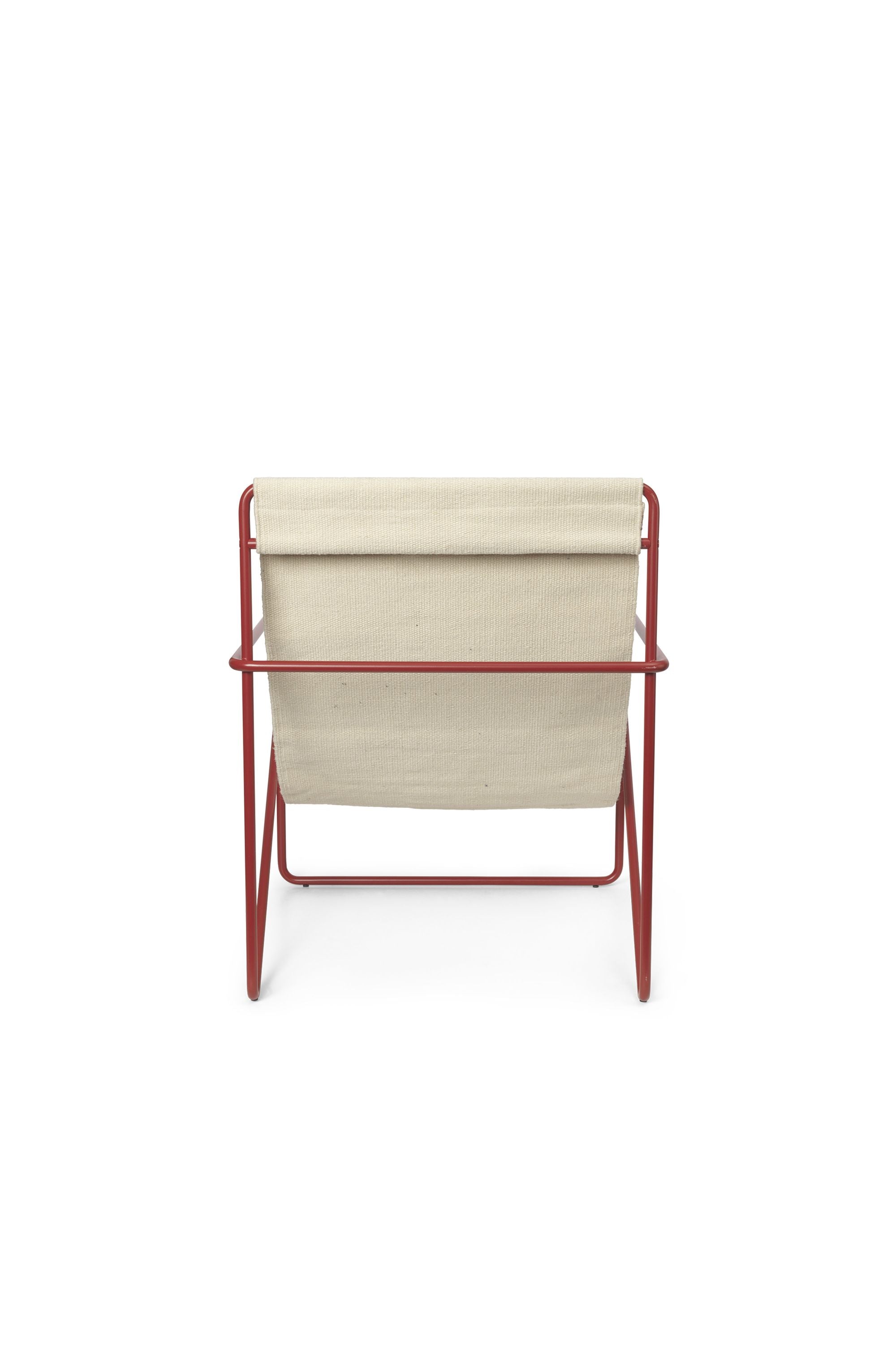 Sedia da salotto Desert Ferm Living, rosso/nuvola di papavero