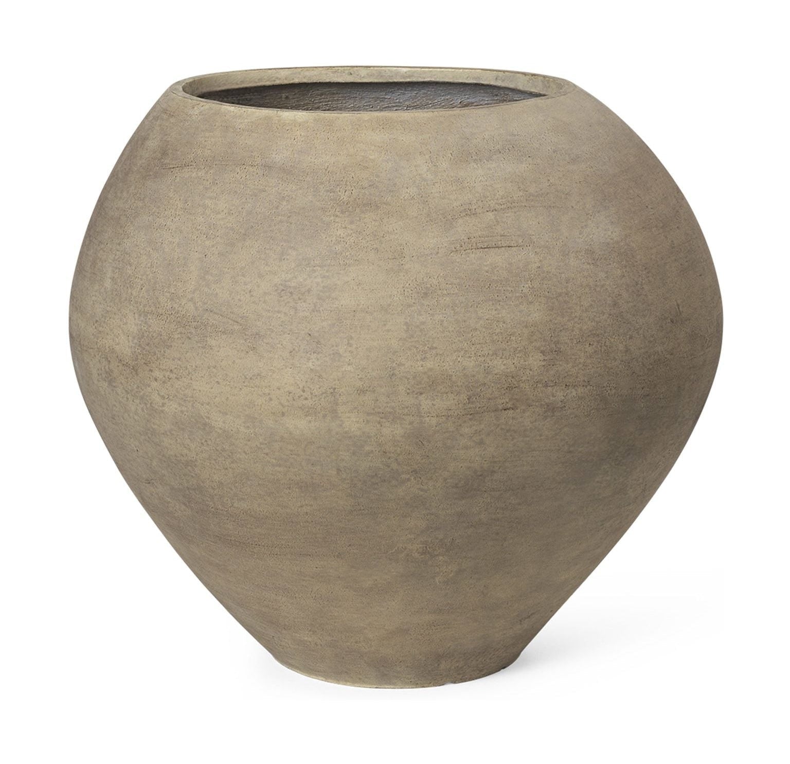 Ferm Living Dodu Pot alto, marrone