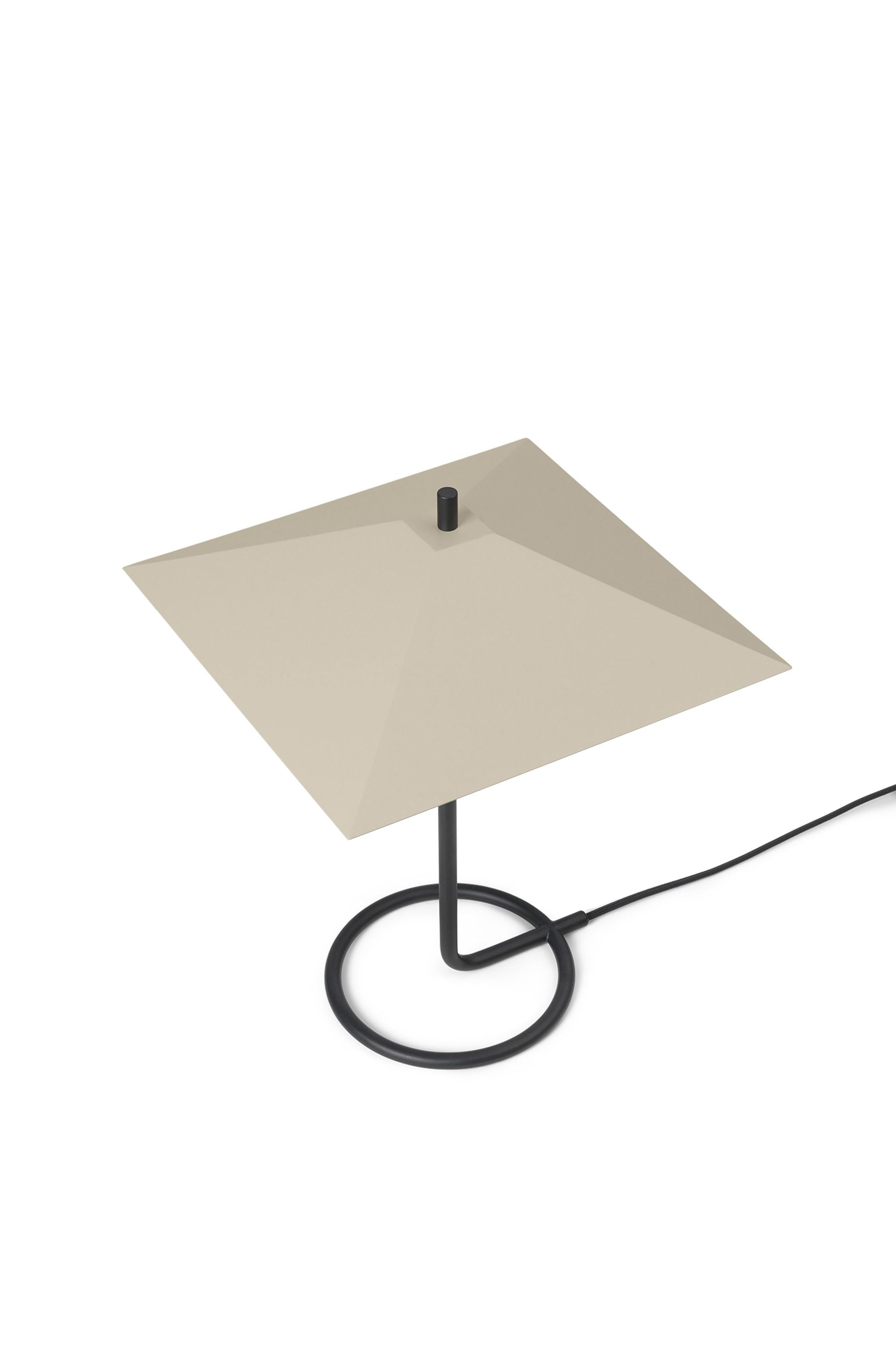 Ferm Living Filo bordlampe, firkant, sort/cashmere