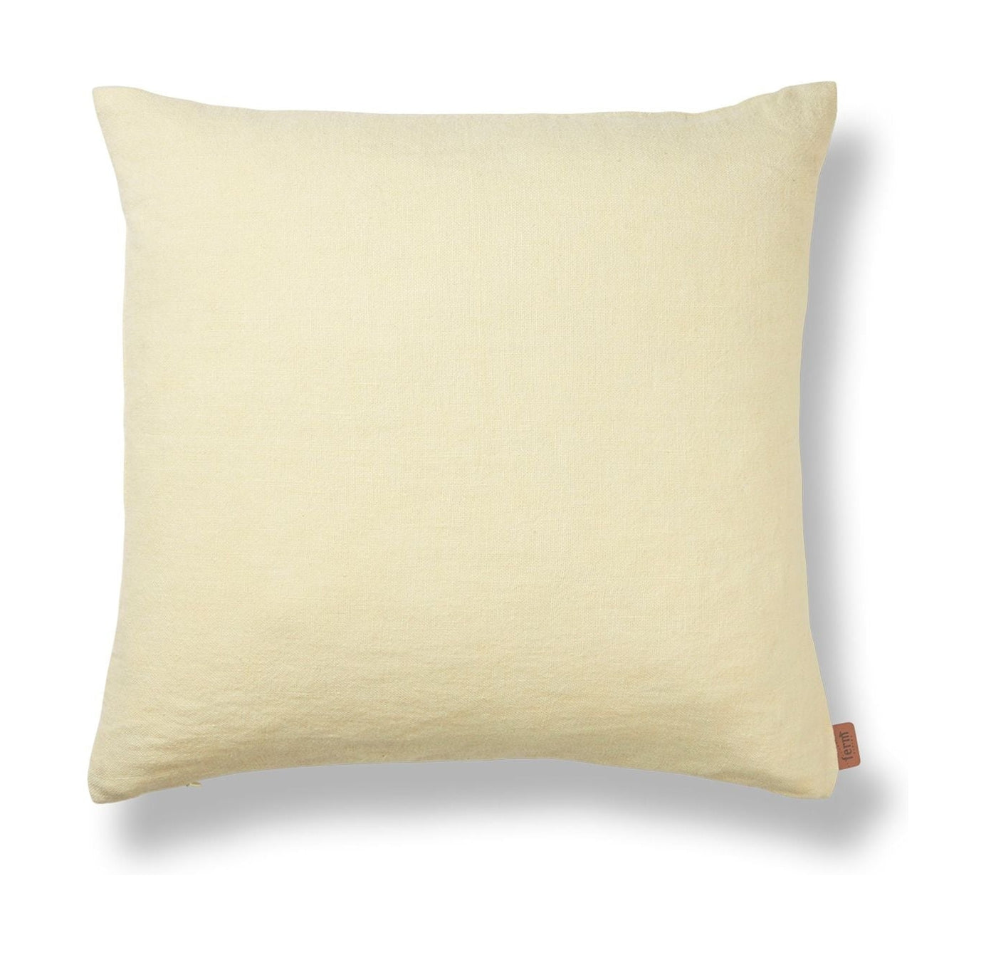 Ferm Living Heavy Linen Cushion, Lemon