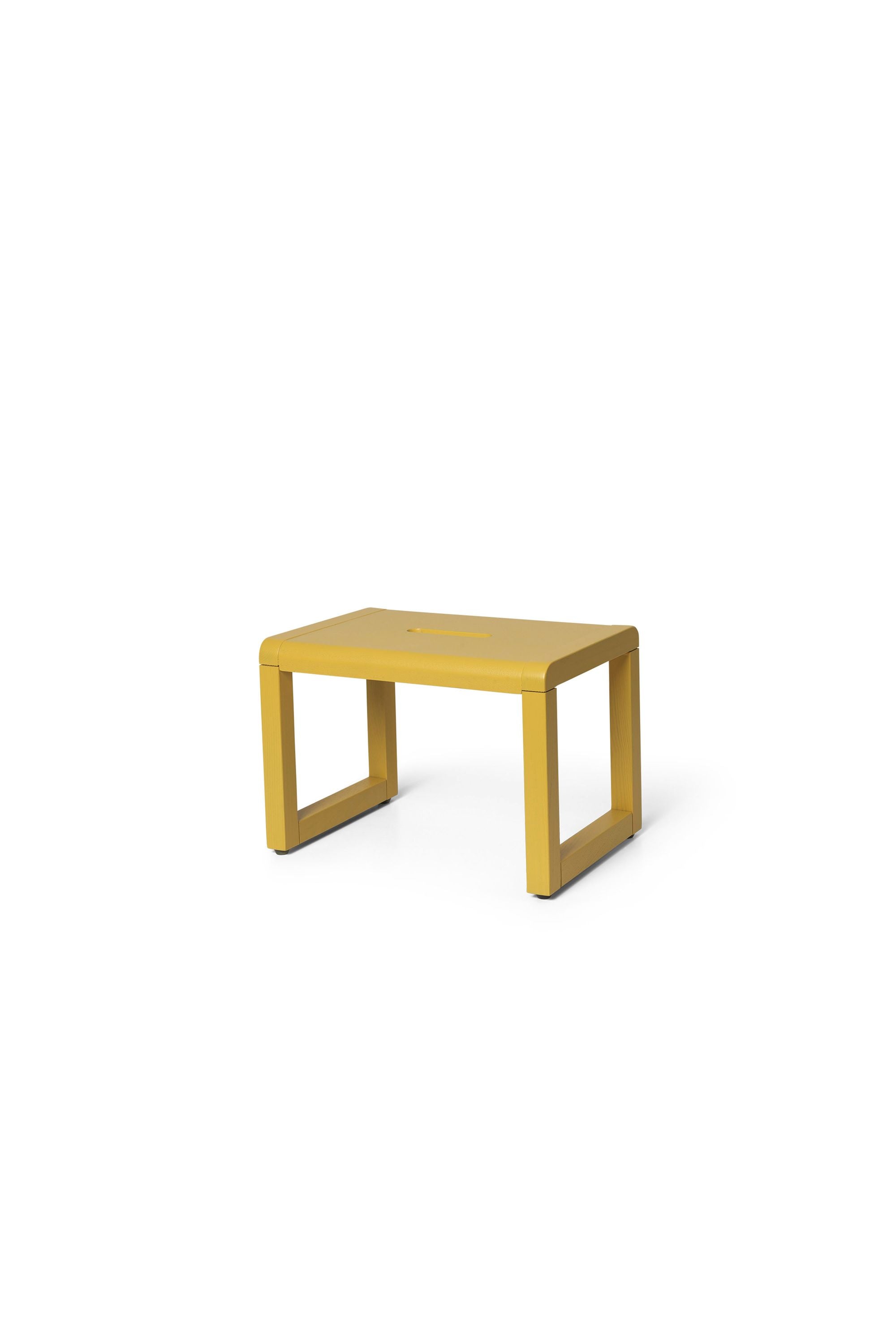 Ferm Living Petit tabouret architecte, jaune