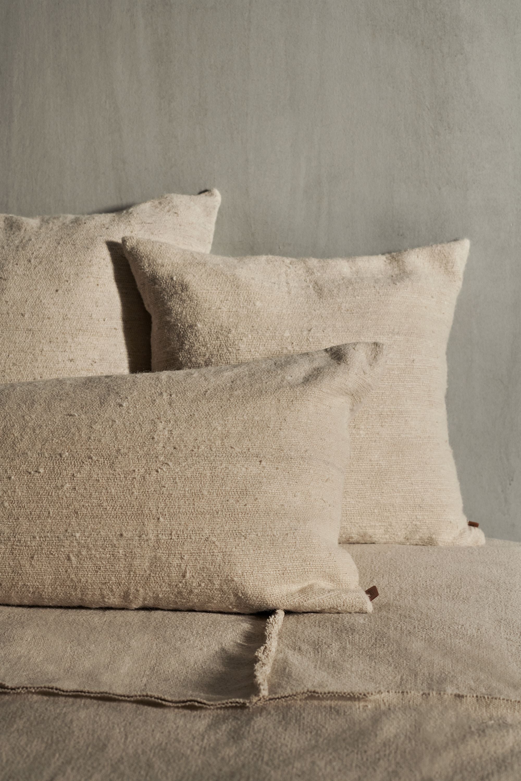 Ferm Living Coussin d'ortie, long, naturel