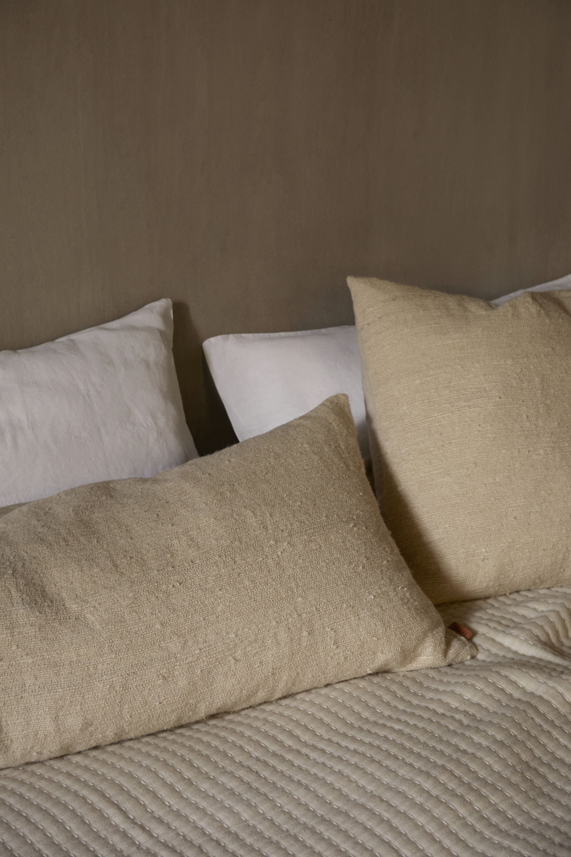 Ferm Living Coussin d'ortie, long, naturel