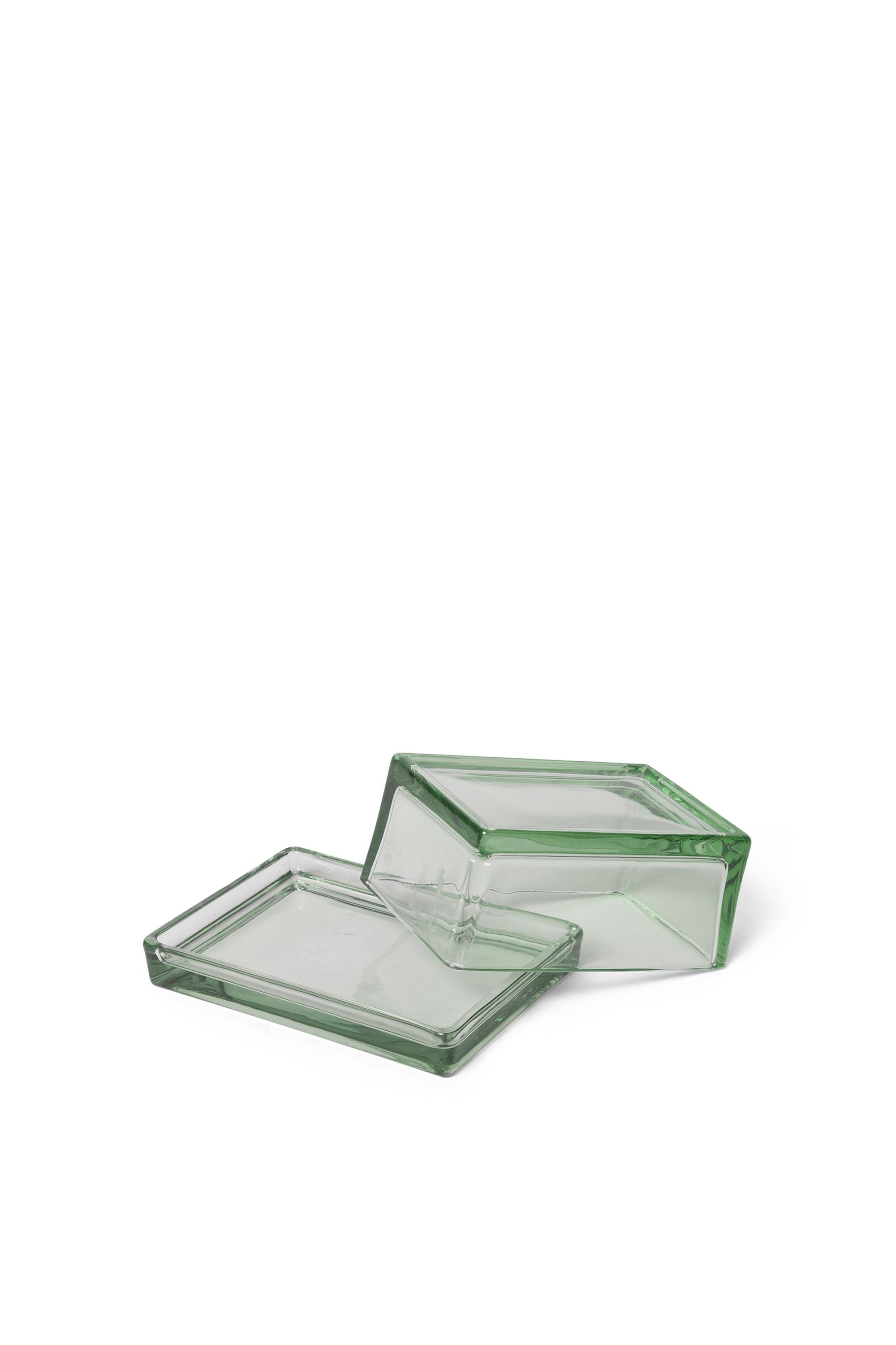 Caja de Ferm Living Oli, reciclado transparente