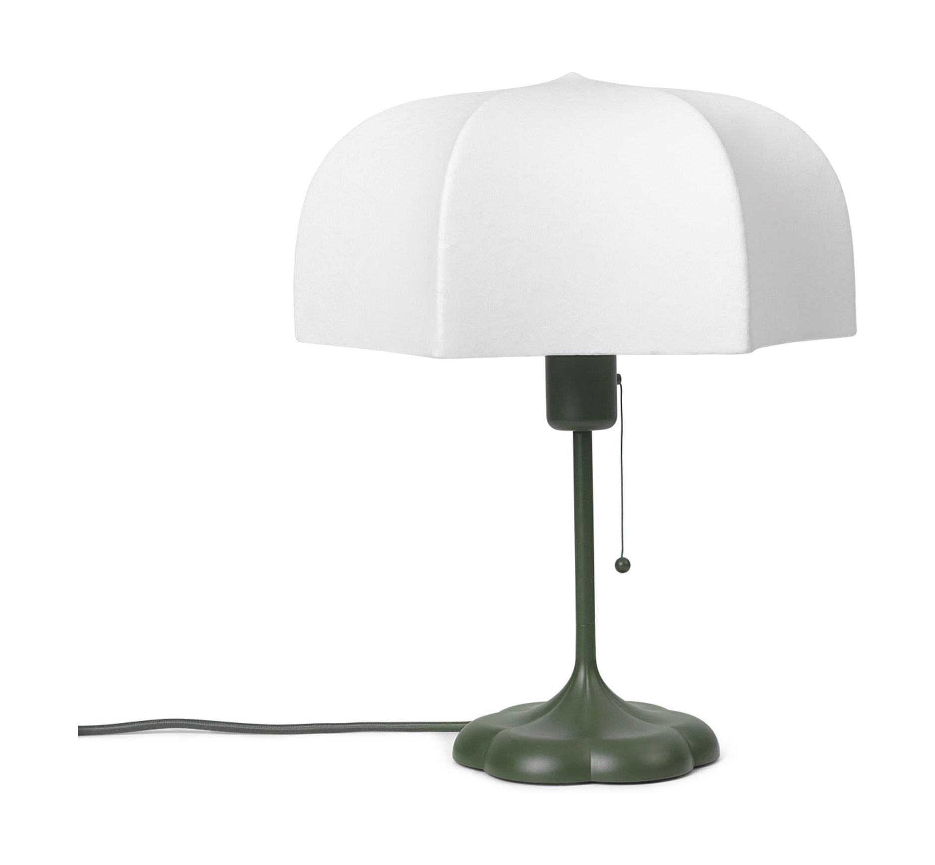 Ferm Living Poem Table Lamp, White/Grass Green