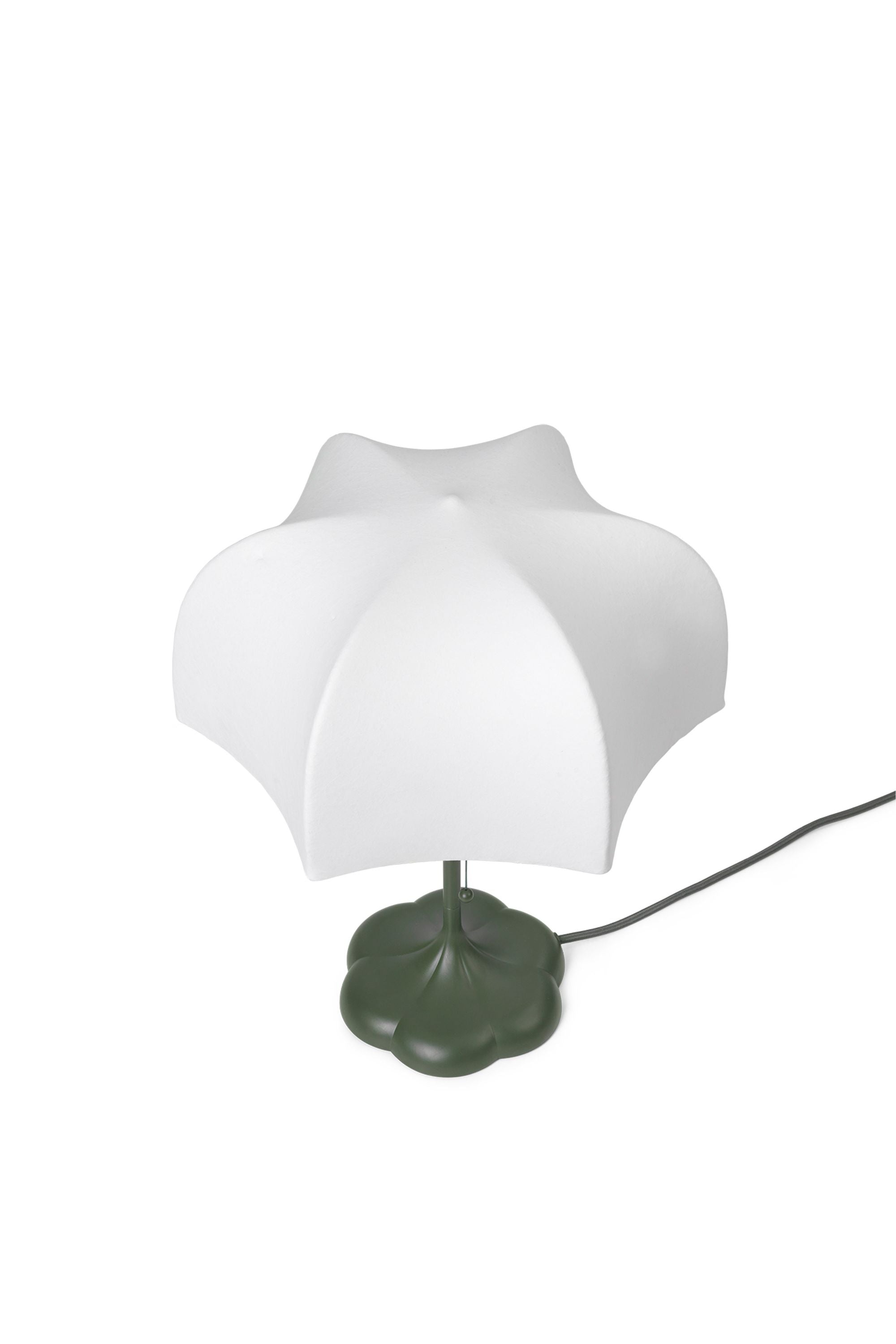 Ferm Living Poem Table Lamp, White/Grass Green