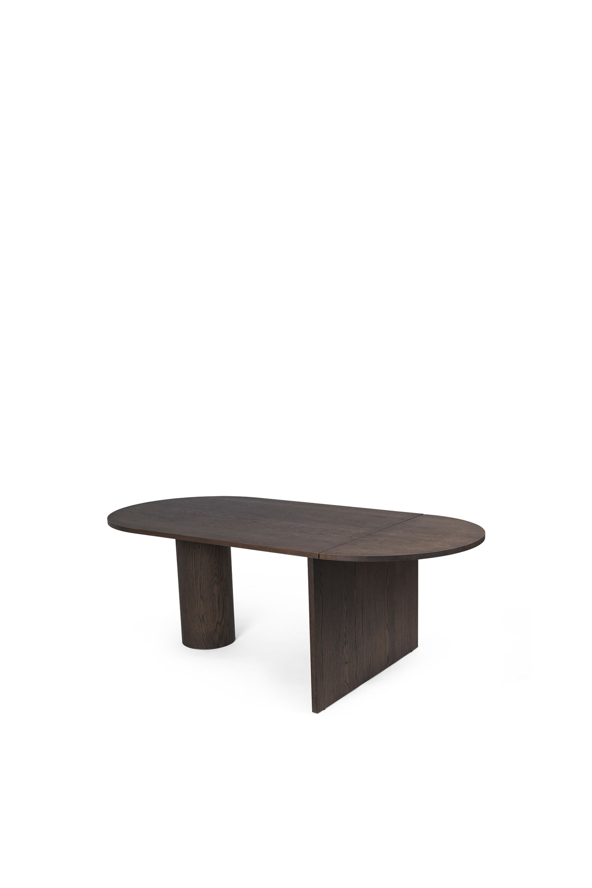 Ferm Living Table à manger pylo, chêne taché noir