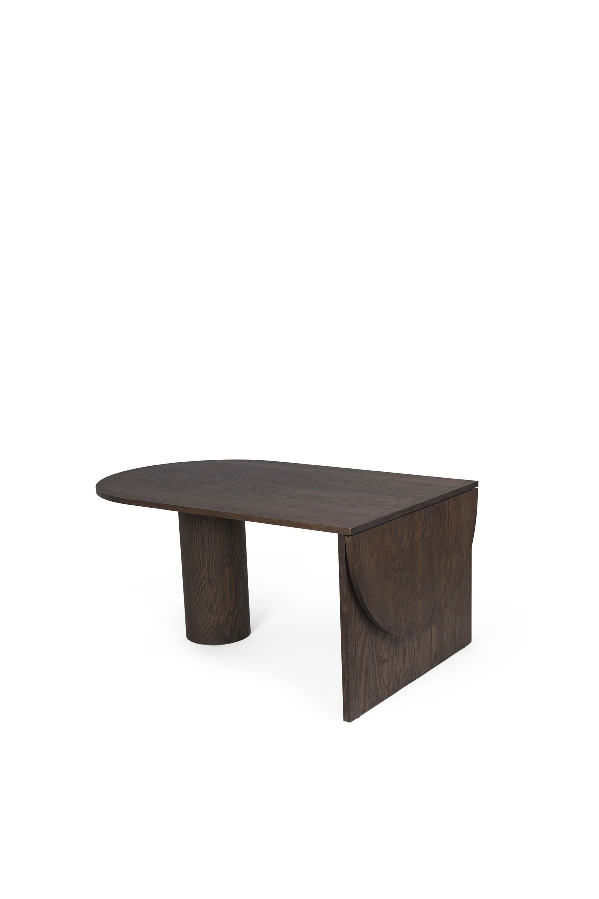 Ferm Living Table à manger pylo, chêne taché noir