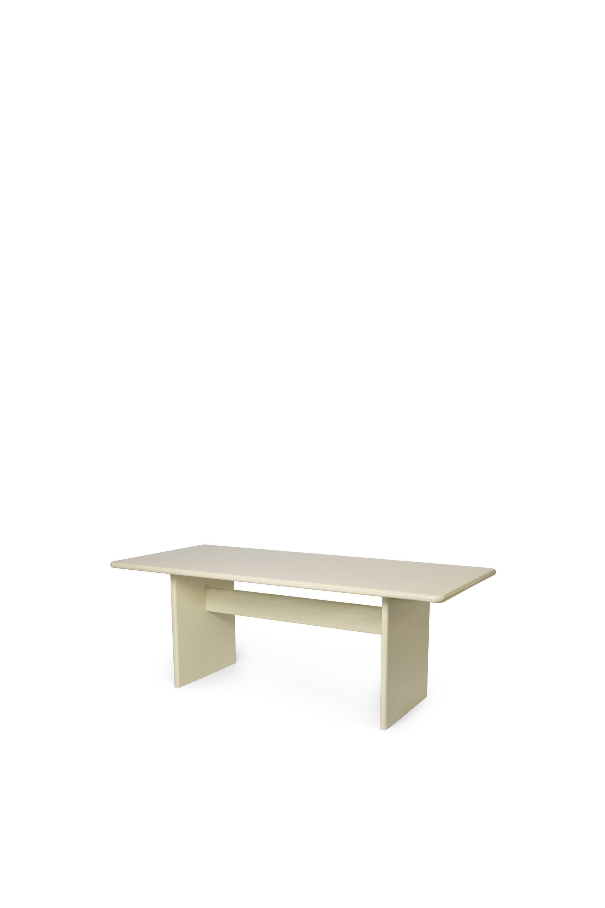 Ferm Living Rink spisebord, lite, eggeskall