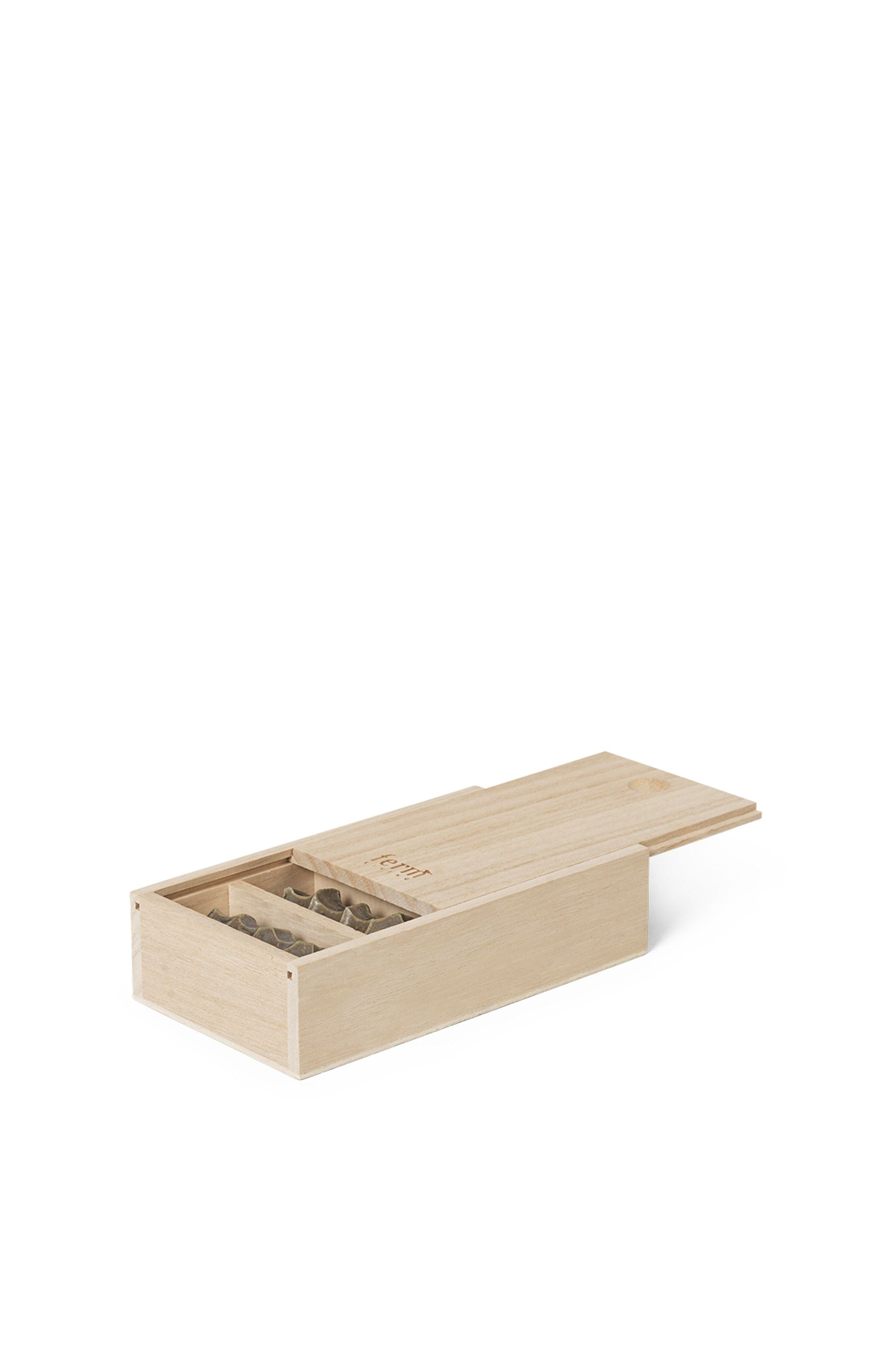 Ferm Living Ensemble de repos de couteaux Serre de 4, Moss Green