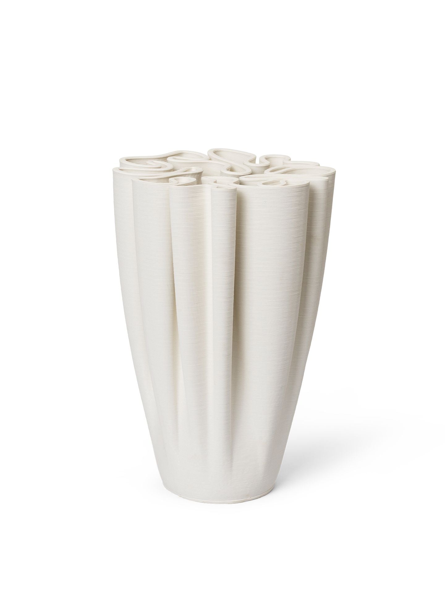 Ferm Living Dedali Vase aus weiß