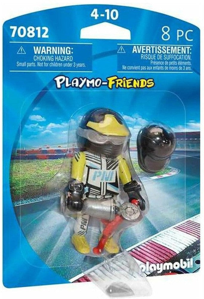 Figura Playmobil 70812 Driver di gara 70812 (8 PC)