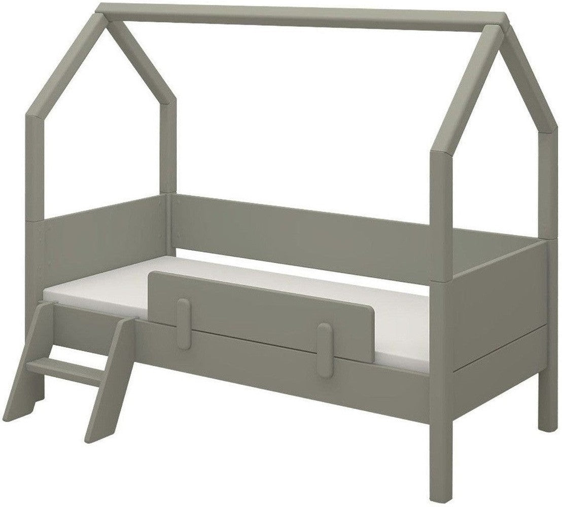 [product_category]-FLEXA Junior Bed with House Frame, Safety Rail and Ladder-FLEXA-5706459173641-90-11204-132-FLE-1