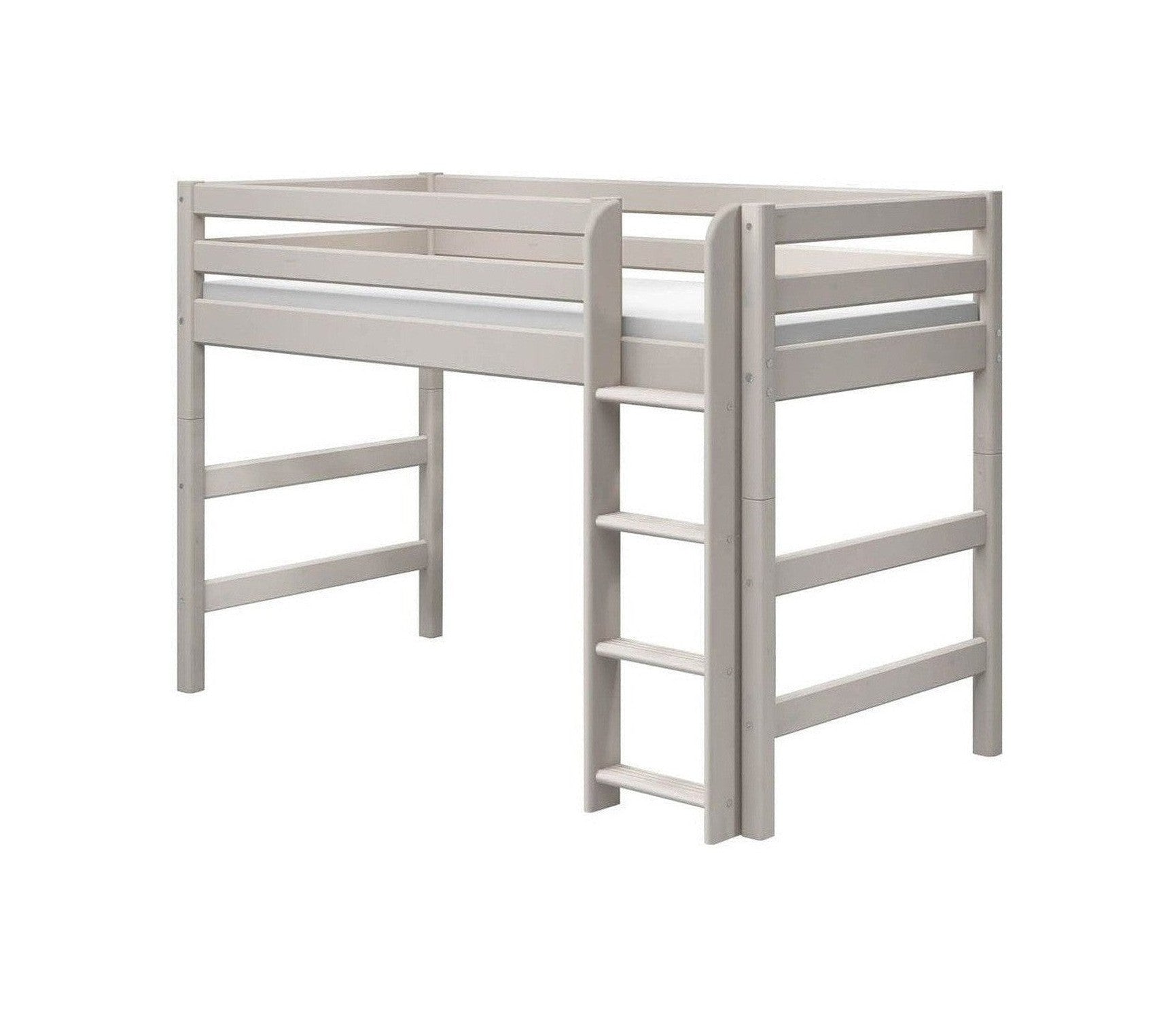 [product_category]-FLEXA Semi-high bed w. straight ladder-FLEXA-5706459120508-90-10046-3-01-FLE-1