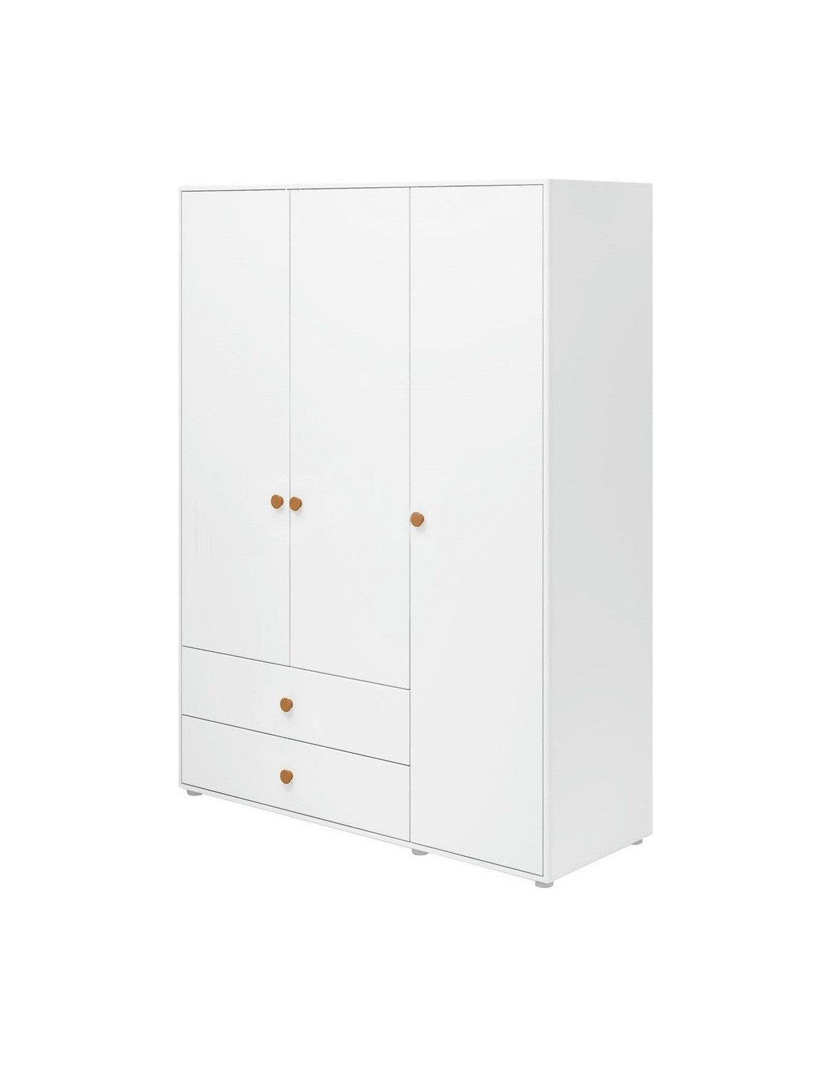 FLEXA Wardrobe, 3 doors + 2 drawers