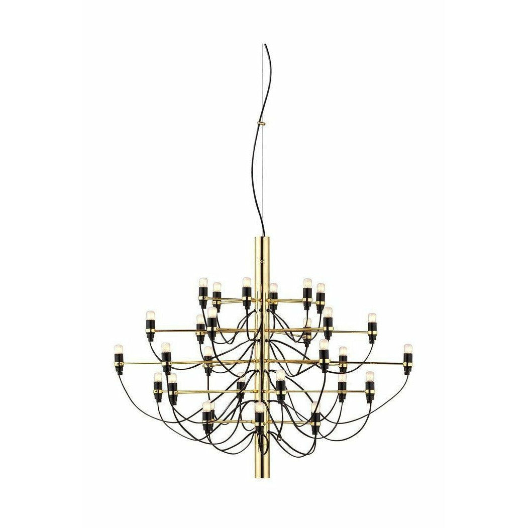 Flos 2097/30 Chandelier givré, laiton