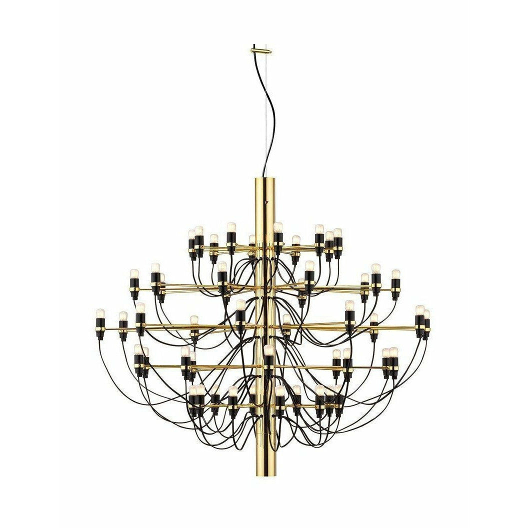 Flos 2097/50 Chandelier transparent, laiton