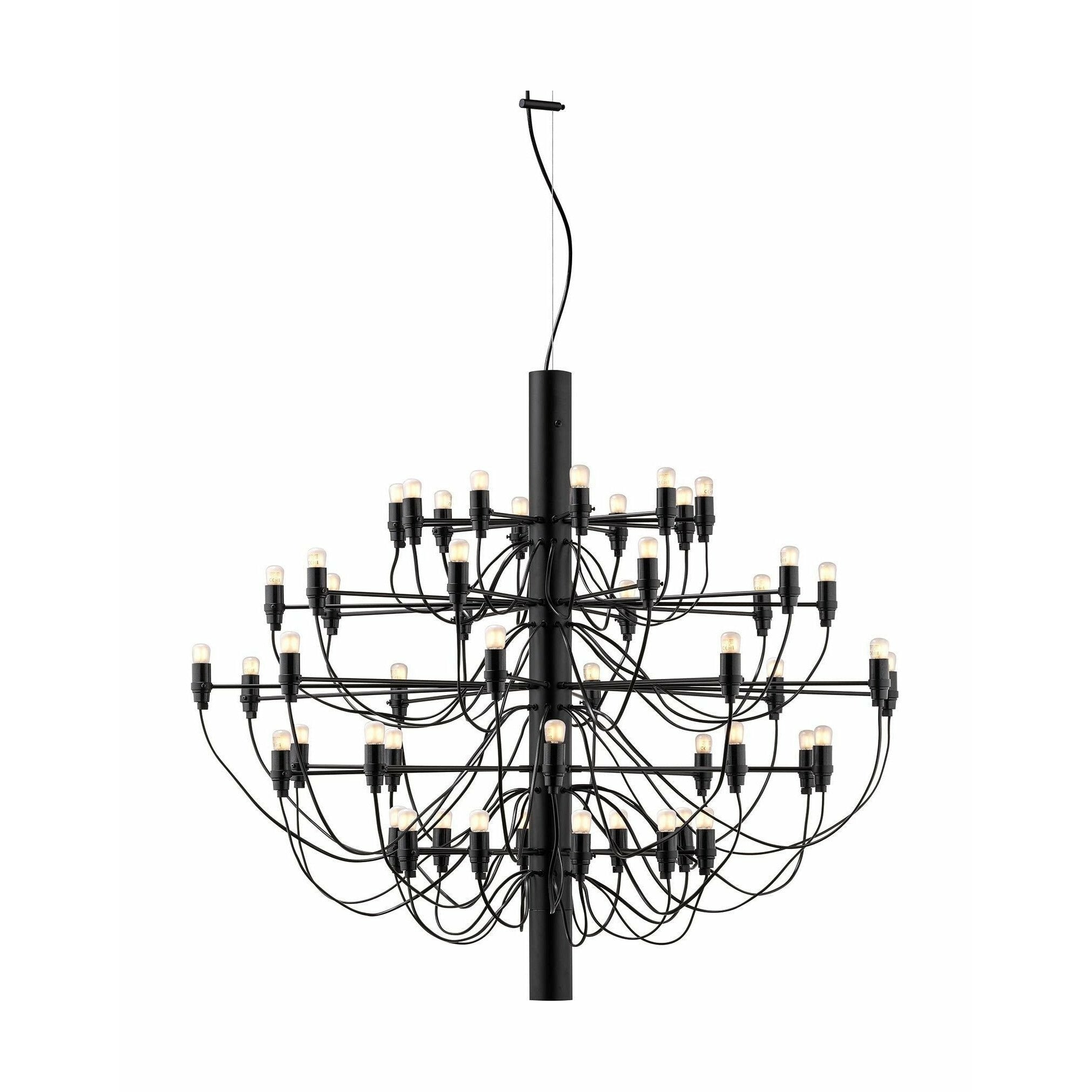 Flos 2097/50 Chandelier givré, Black Matt