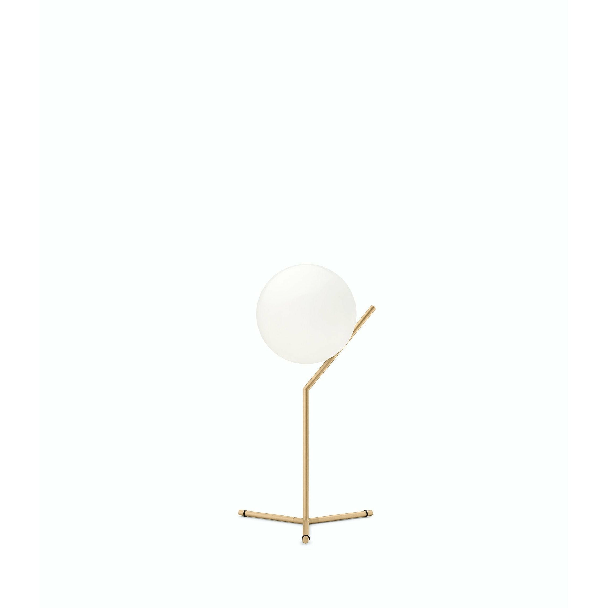 Flos ic luce t1 lampada da tavolo alta, ottone