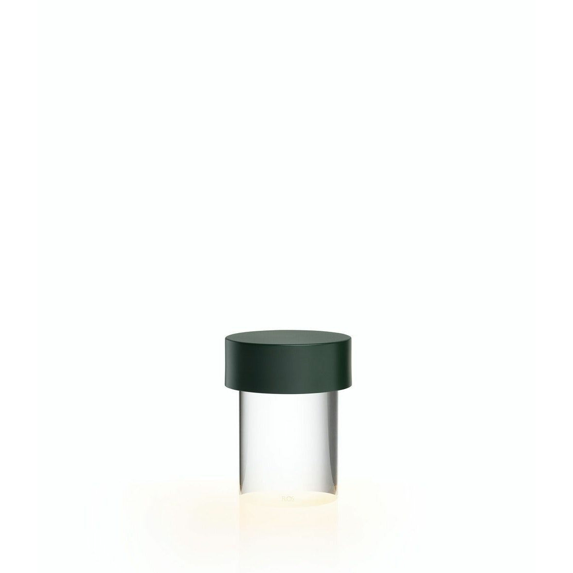 Flos Last Order Clear Table Lamp, Green Matt